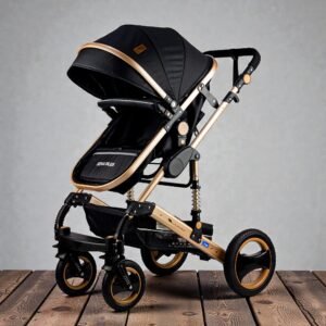 Home sena plus – سترولر بيبى فاخره كاريكوت الحجم الكبير من لوسيد لون اسود موديل