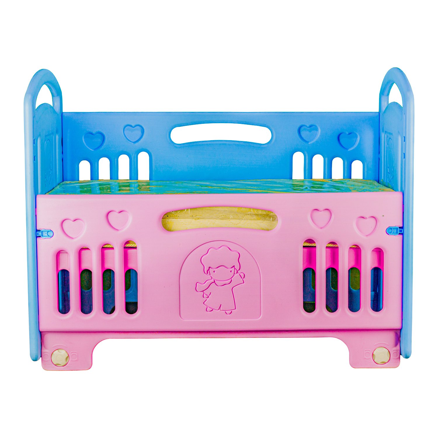 أفضل سرير أطفال بلاستيكي صلب 3 مستويات من لوسيد مع امكانيه ضمه لسرير الام ، سهل الفتح والتركيب للتخزين ويمكن غسله بالمياه اللون الازرق أفضل سرير أطفال بلاستيكي صلب 3 مستويات من لوسيد مع امكانيه ضمه لسرير الام ، سهل الفتح والتركيب للتخزين ويمكن غسله بالمياه اللون الازرق