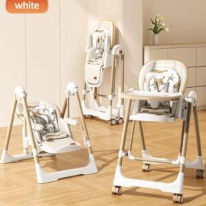 sena – كرسى طعام للبيبى 4*1 هزاز وثابت فاخره مزوده ببطانه طبيه عاليه الكثافه من البراند لوسيد لون بيج موديل