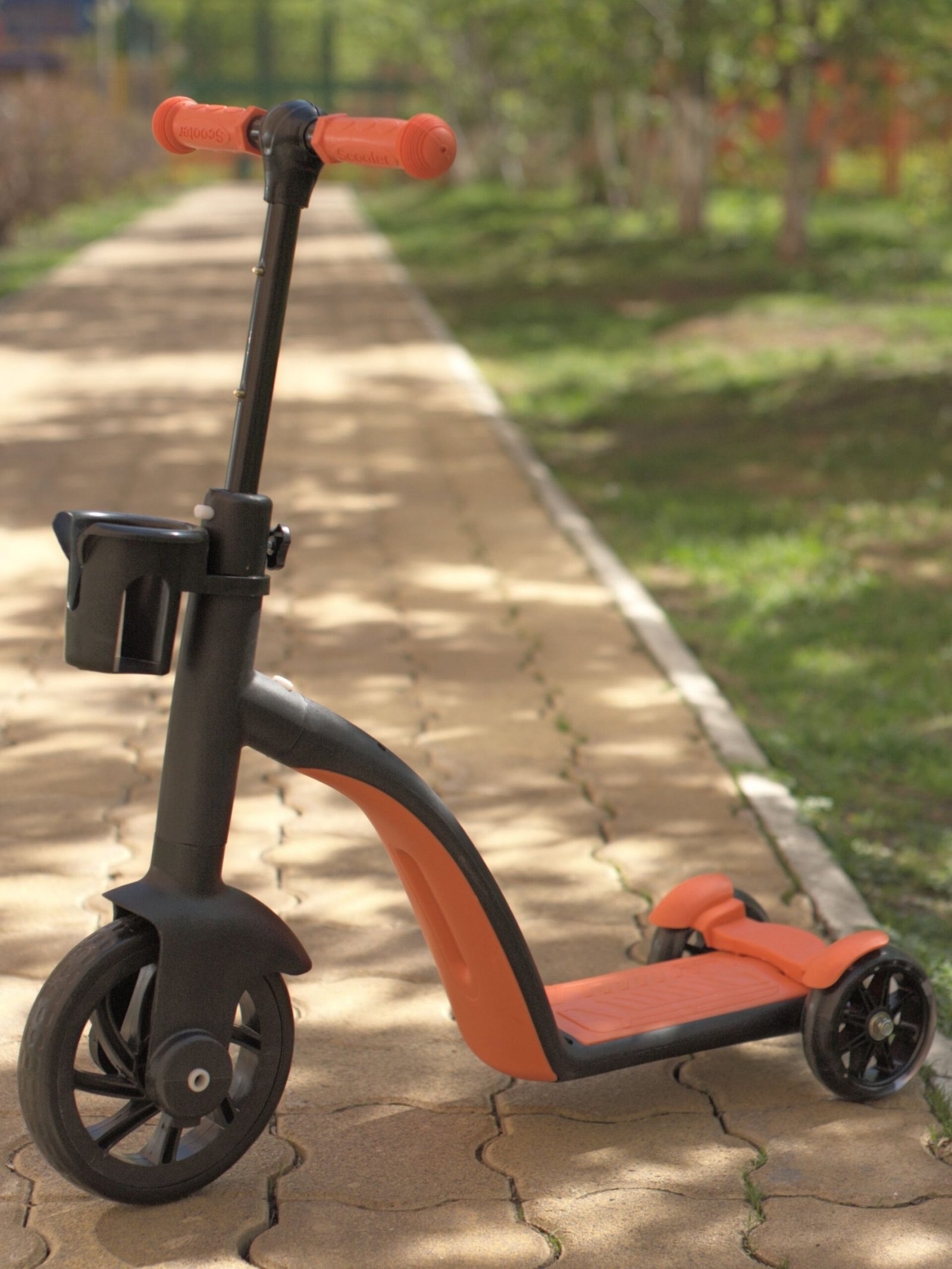 سكوتر 3 في 1 للأطفال سكوتر قابل للطي للأطفال الصغار دراجة ثلاثية العجلات متوازنة مع 3 قابلة للتعديل