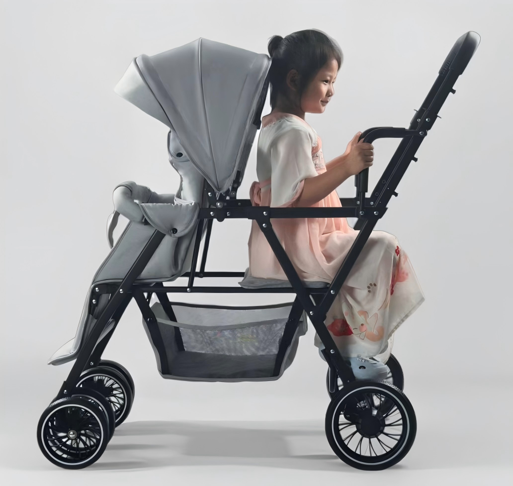 swivel pack – سترولر بيبى تؤام مزوده ببطانه طبيه عاليه الكثافه من البراند لوسيد اللون اسود موديل swivel pack – سترولر بيبى تؤام مزوده ببطانه طبيه عاليه الكثافه من البراند لوسيد اللون اسود موديل